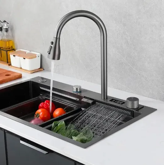 Adakah Keran Dapur Dwi Butang Gaya Air Terjun Pilihan Ideal untuk Dapur Moden?