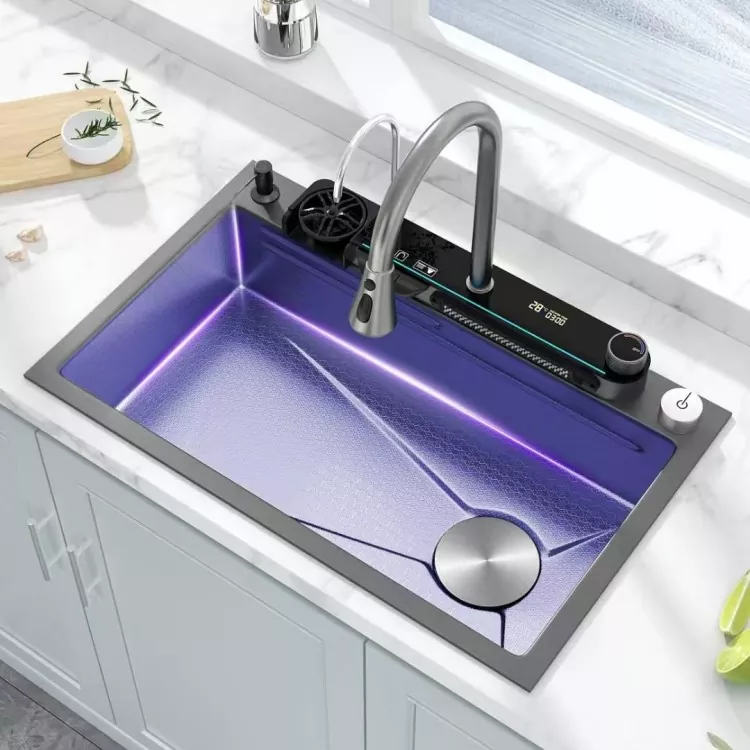 Faucet Paparan Digital Pintar Keluli Tahan Karat Faucet Paparan Digital Pintar Keluli Tahan Karat
