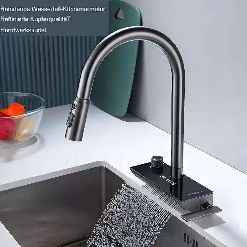 Faucet Dua Butang Air Terjun Faucet Dua Butang Air Terjun